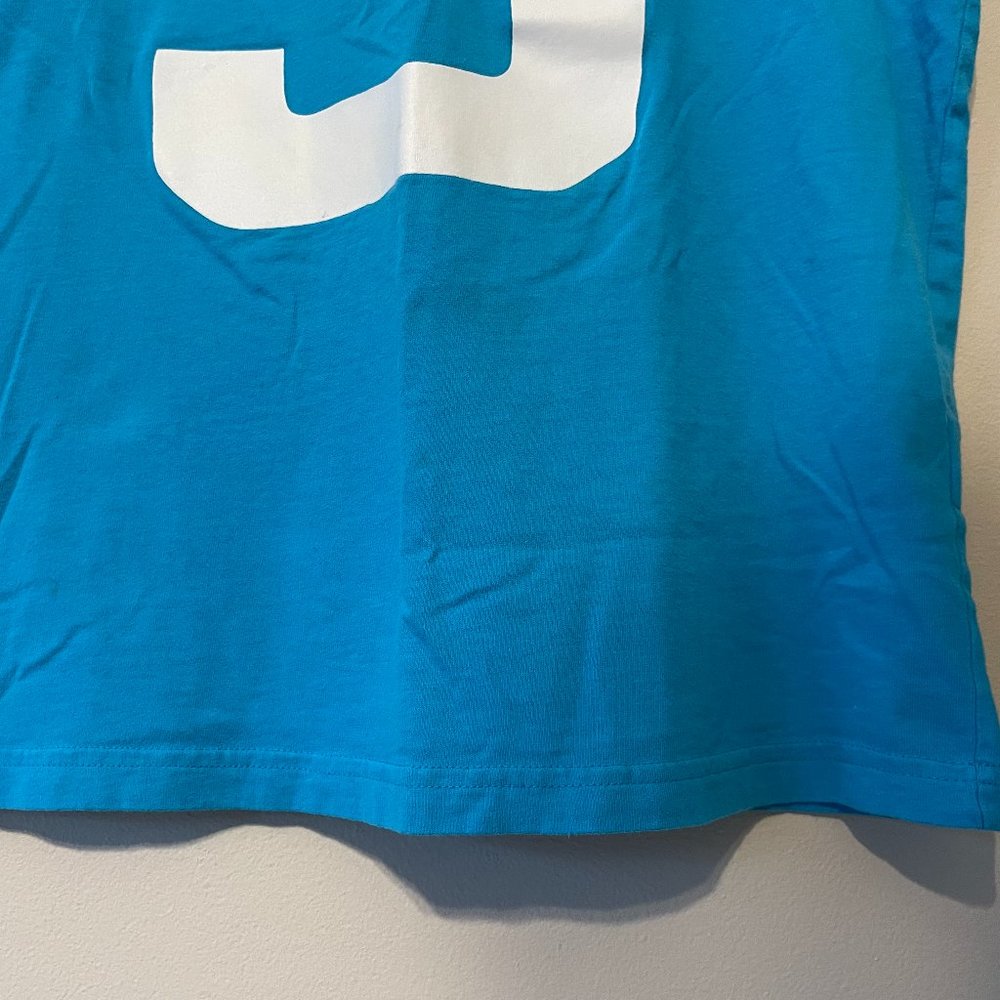 Hollister Men’s Large Aqua Blue Front Logo Short Sleeve Soft Tee Shirt Top - Picture 8 of 16